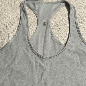 Grey lululemon full length tank top size small no sign of wear